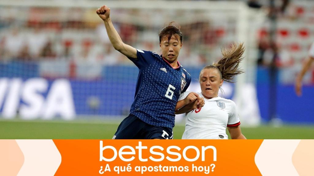 Hina Sugita, en un momento del partido ante Inglaterra