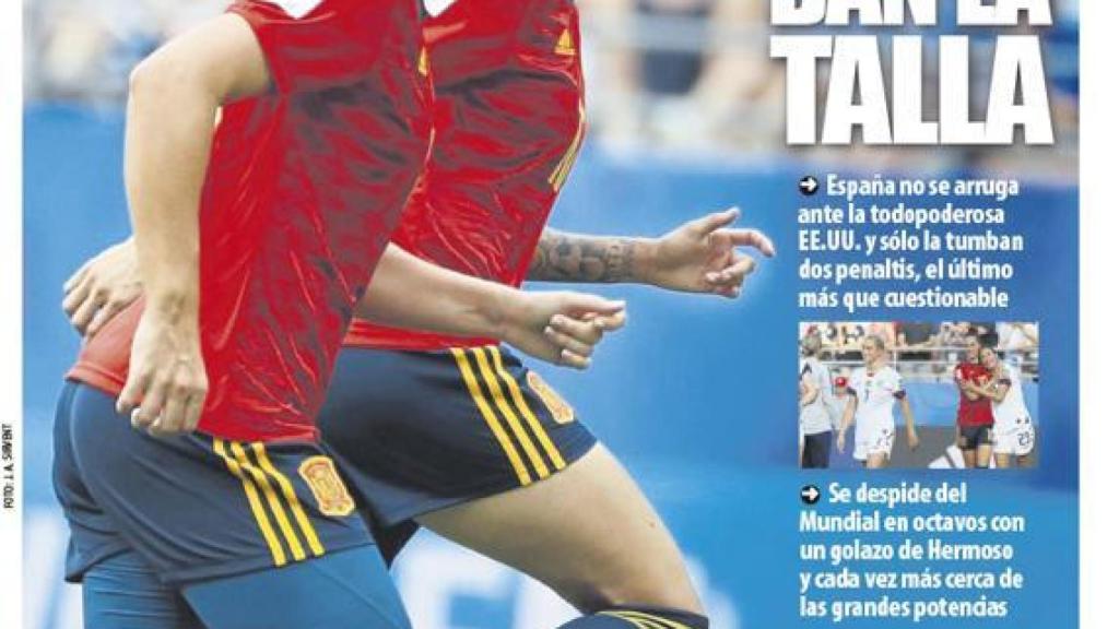 La portada del diario Mundo Deportivo (25/06/2019)