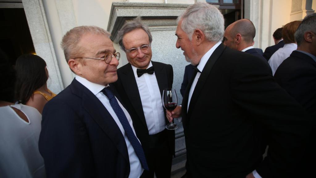 Javier de Paz, Rafael Villaseca y Cándido Conde-Pumpido.