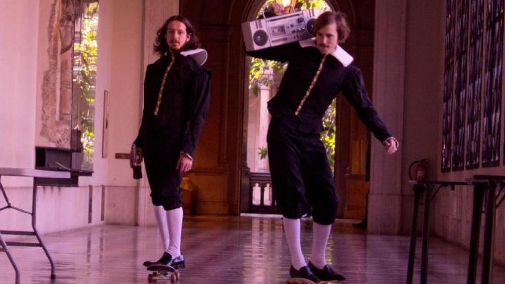 Nao Albet y Marcel Borràs en Los esqueiters.