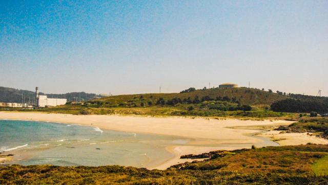 La playa de Sabón, en Arteixo.