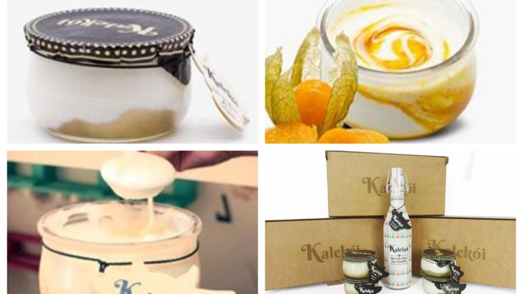 Kalekói: yogur gallego Estrella Michelin y leche fresca de campeonato