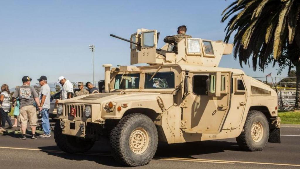 Humvee de combate empleado por los Marines Americanos