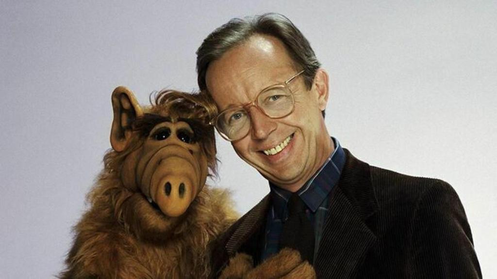 Max Wright y el extraterrestre Alf.