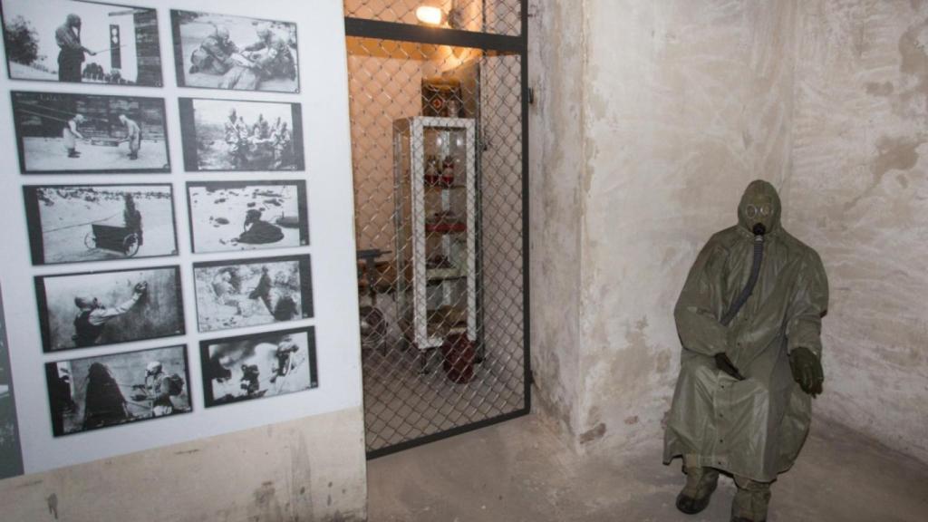 Un refugio nuclear subterráneo en Cracovia.