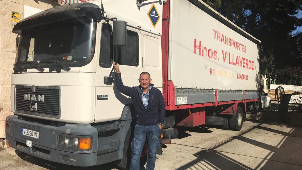 Antonio Villaverde, presidente de la Asociación de Transportistas Autónomos.