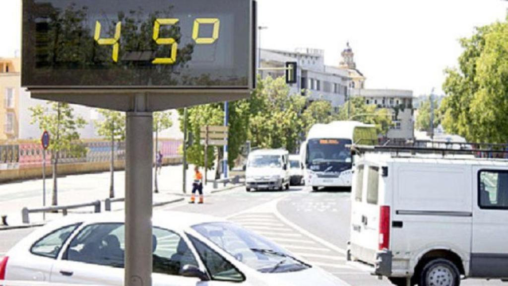 Un termómetro en Sevilla