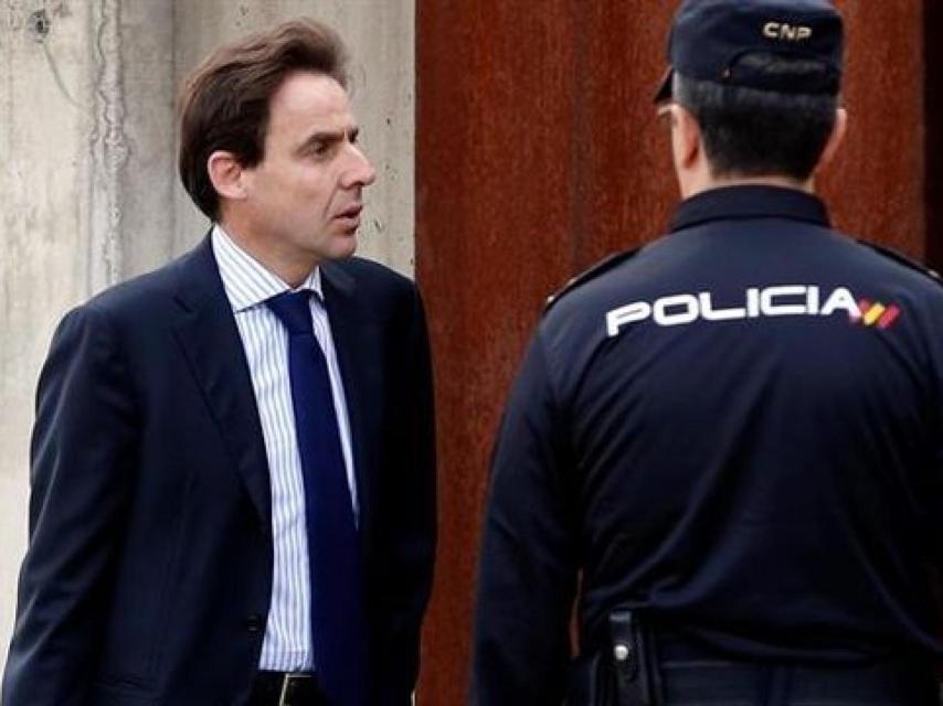 López Madrid, en una de sus comparecencias judiciales./