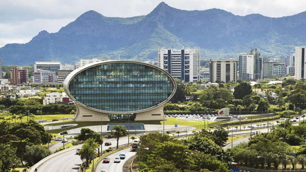 Vista de Ebene Cybercity, la ciberciudad de Mauricio.