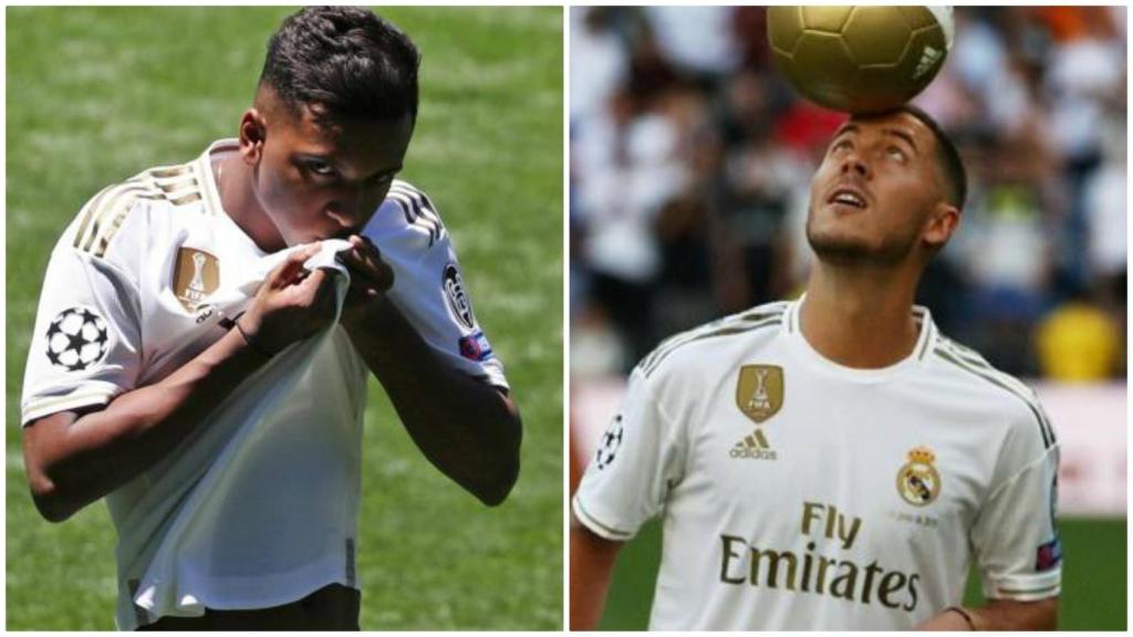 Rodrygo Goes y Eden Hazard.