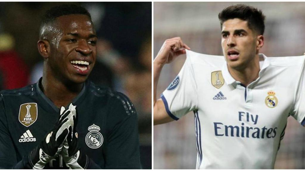 Vinicius Júnior y Marco Asensio.
