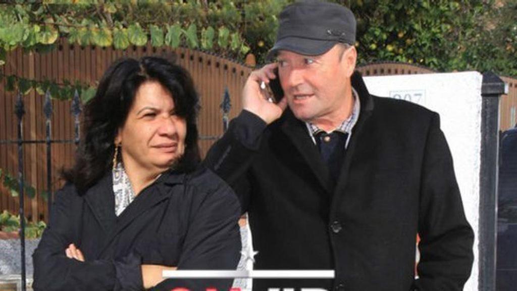 Amador Mohedano y su pareja, Jaqueline.