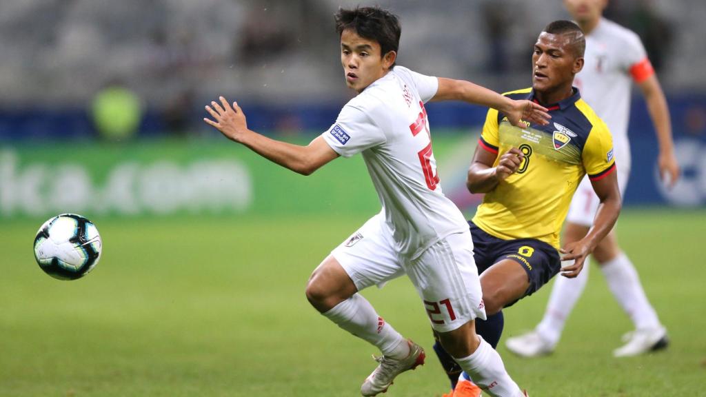 Takefusa Kubo durante la Copa América 2019