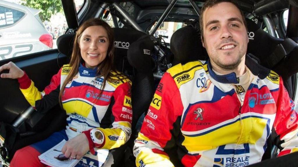 Sara Fernandez y Efrén Llarena. Foto twitter (@FernandezSara14)