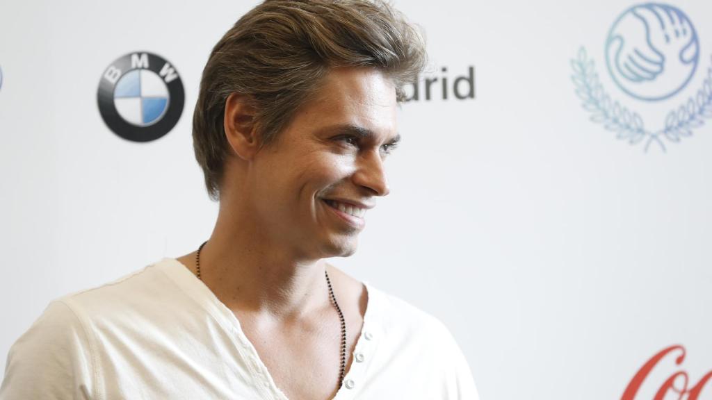 Carlos Baute, en el photocall del 'Concierto por la paz' celebrado este domingo.