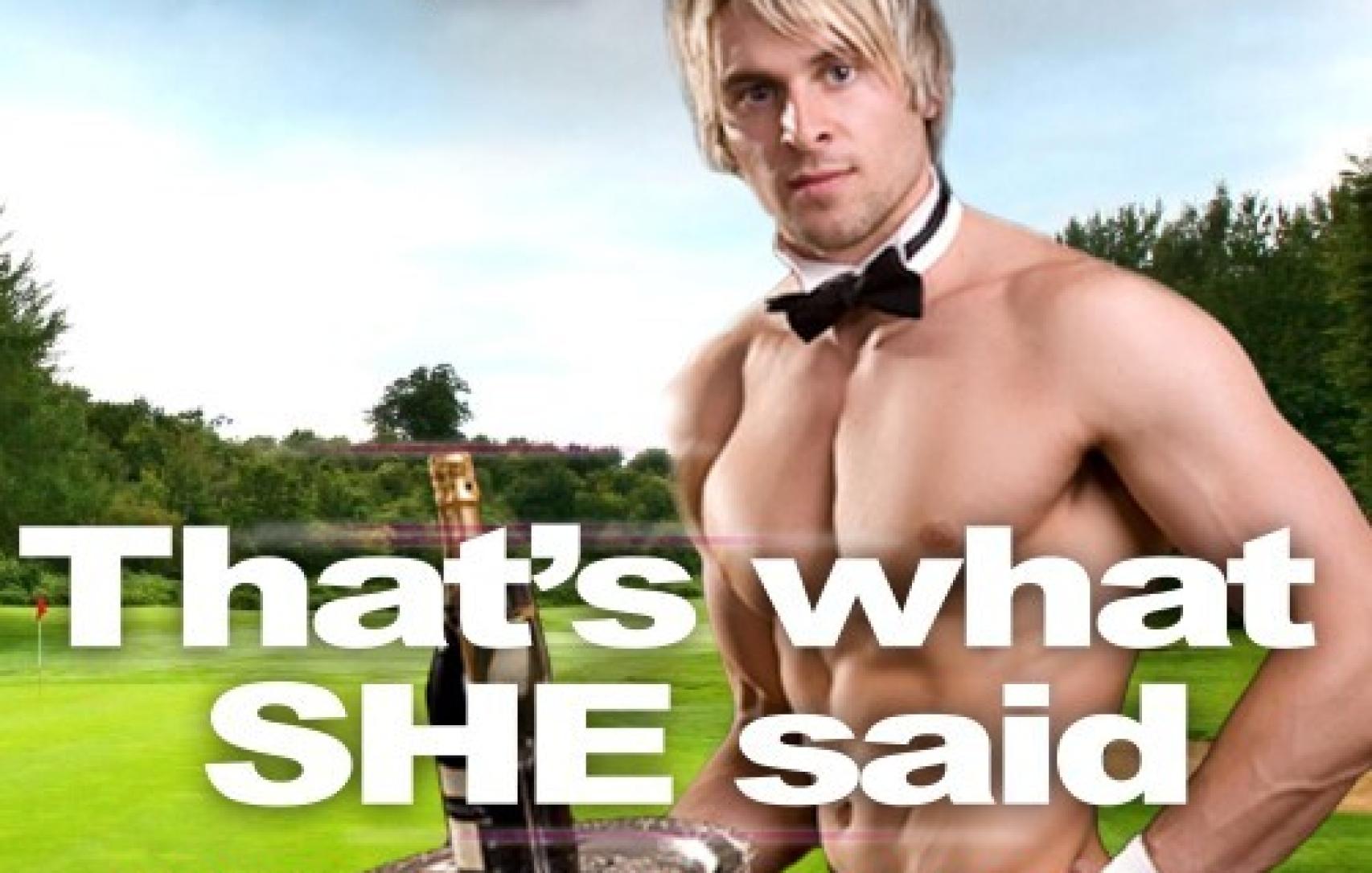 Versión masculina del torneo sexista de golf. Foto: 4playproductions.com