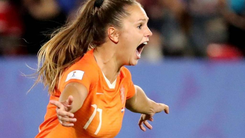 Lieke Martens, futbolista de la selección de fútbol femenina de Holanda