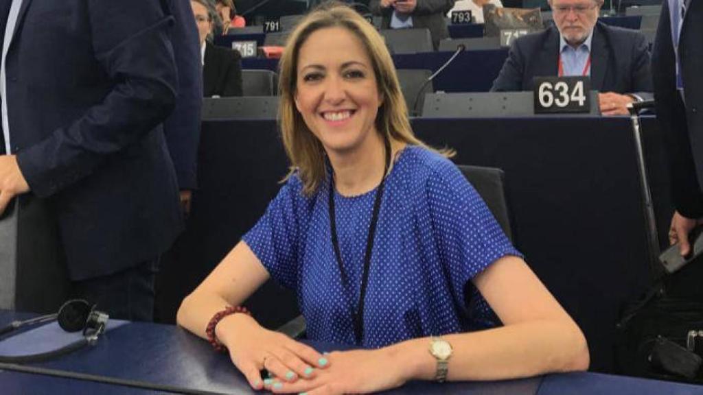 Cristina Maestre en el Parlamento Europeo
