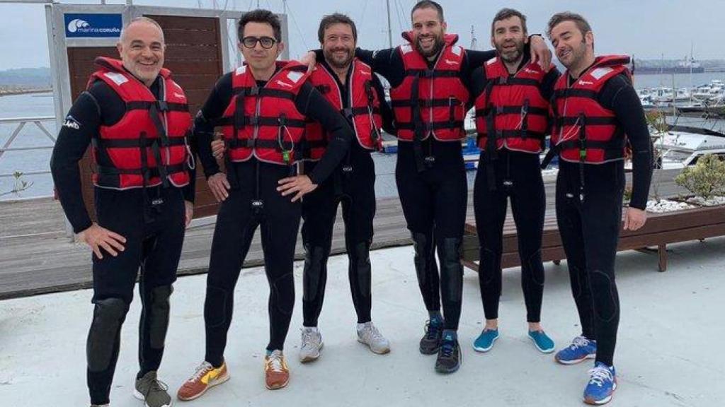 Berto Romero hizo excursión en moto acuática