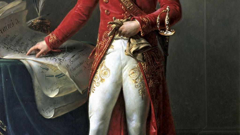 Napoleón, retratado como primer cónsul por Anoine-Jean Gros.