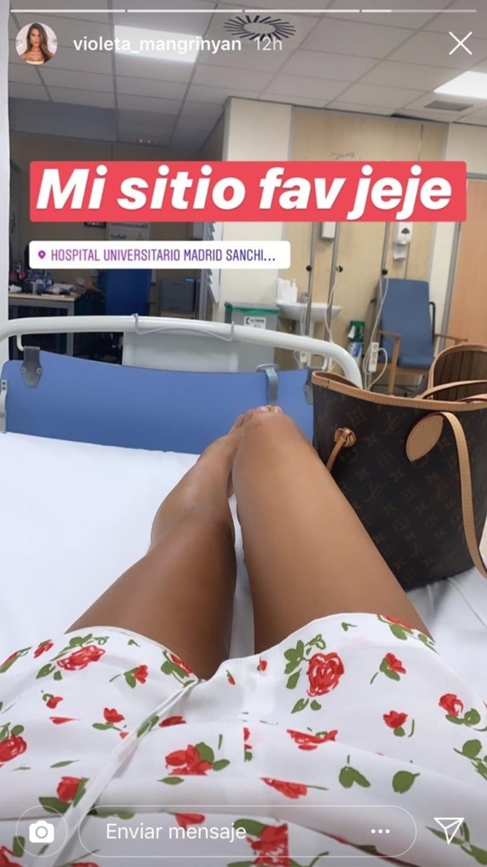 El 'Insta Stories' de Violeta.