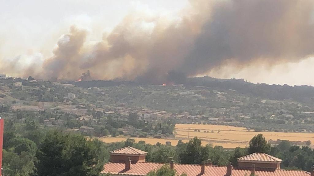 Imagen de los primeros momentos del incendio