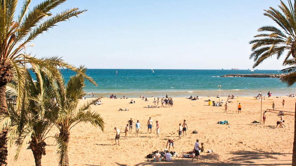 Playa de Somorrostro, en Barcelona.