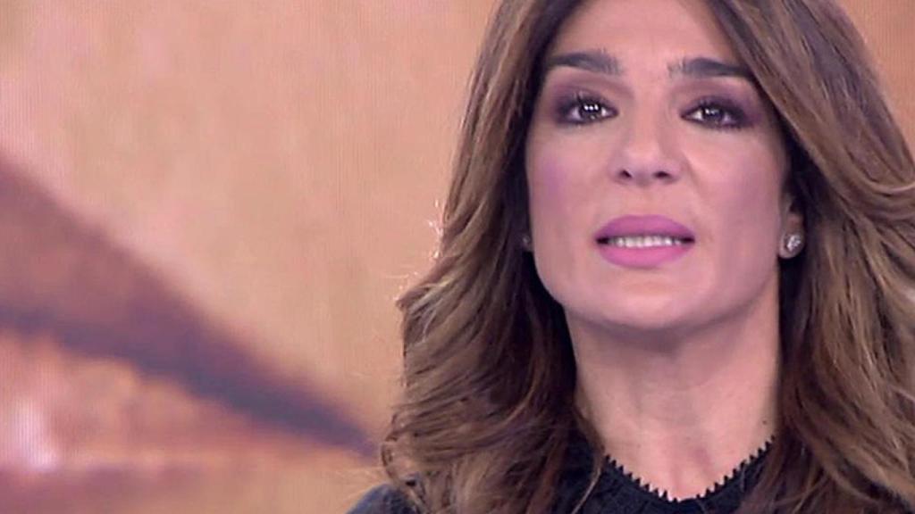 Raquel Bollo anunciando su adiós al programa.