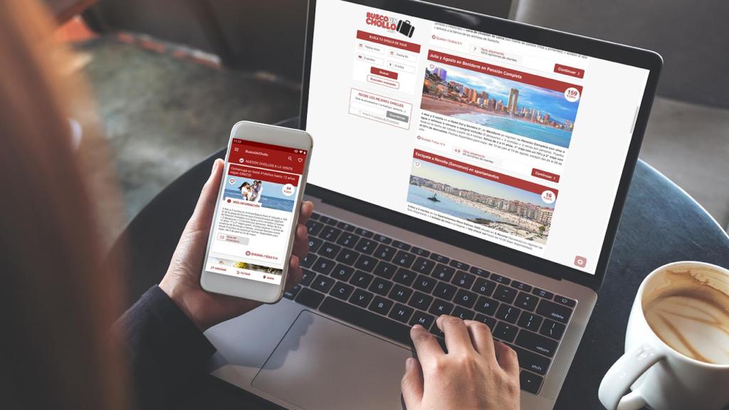 La página web de BuscoUnChollo.com