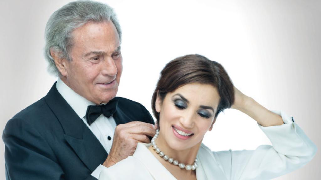 Arturo Fernández y Carmen del Valle en el cartel de 'Alta seducción'.