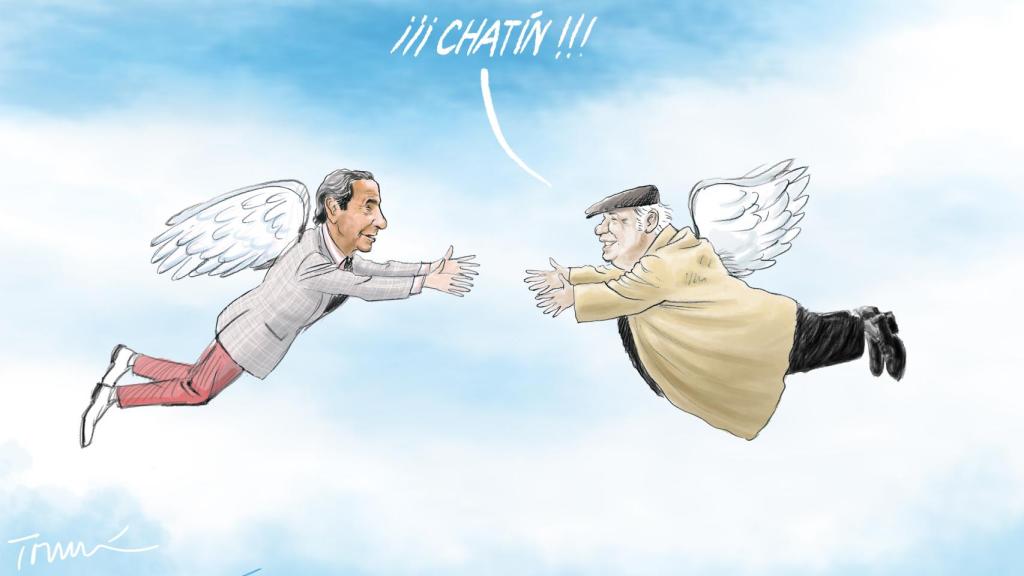 Viñeta de homenaje a Arturo Fernández en el día de su muerte.