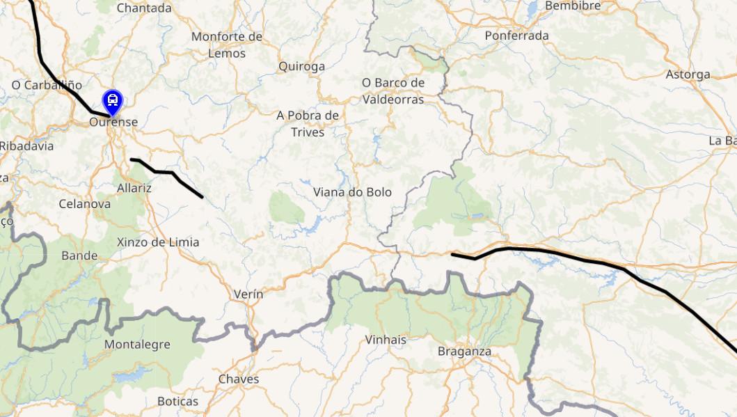 Estos son los tramos que faltan para el AVE a Galicia (Wikipedia)