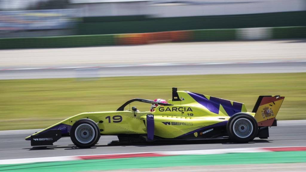 Marta García durante una carrera de las W Series. Foto: Twitter (@martaracing)