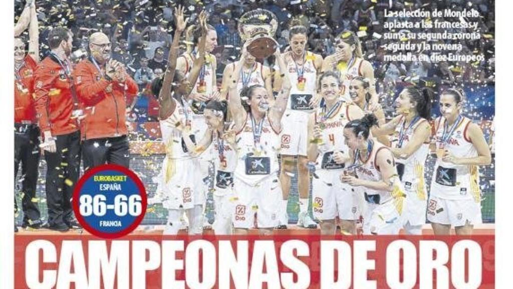 La portada del diario Mundo Deportivo (08/07/2019)