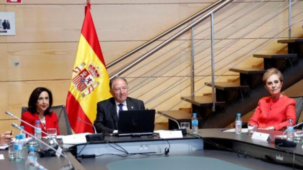 Margarita Robles, SED Félix Sanz Roldán y Paz Esteban en una imagen de archivo.