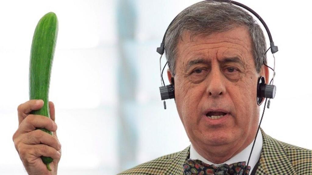 Francisco Sosa Wagner, en su etapa como eurodiputado en Estrasburgo.