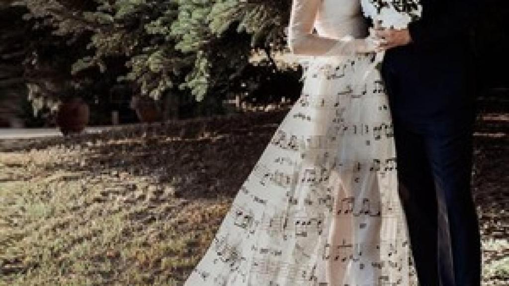 Fotografía del enlace compartida por la pareja.