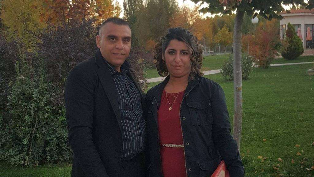 Biser, detenido por asesinato, junto a su pareja Mónika.