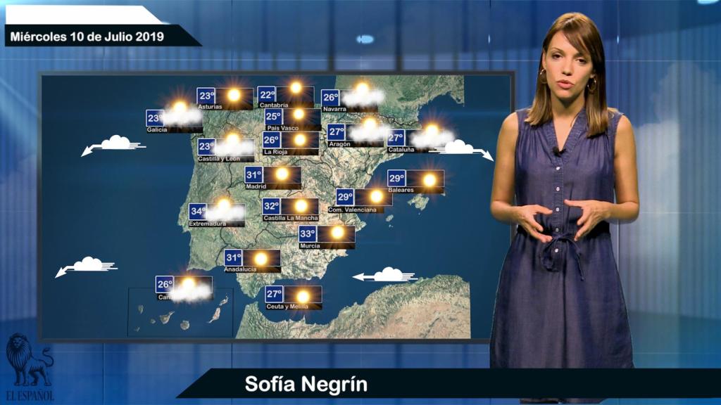 El tiempo: pronóstico para el miércoles 10 de julio
