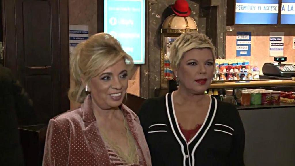 Terelu Campos y Carmen Borrego en una imagen de Telecinco.
