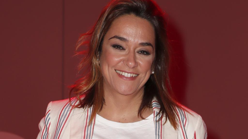 La periodista Toñi Moreno en Mercedes-Benz Fashion Week Madrid.