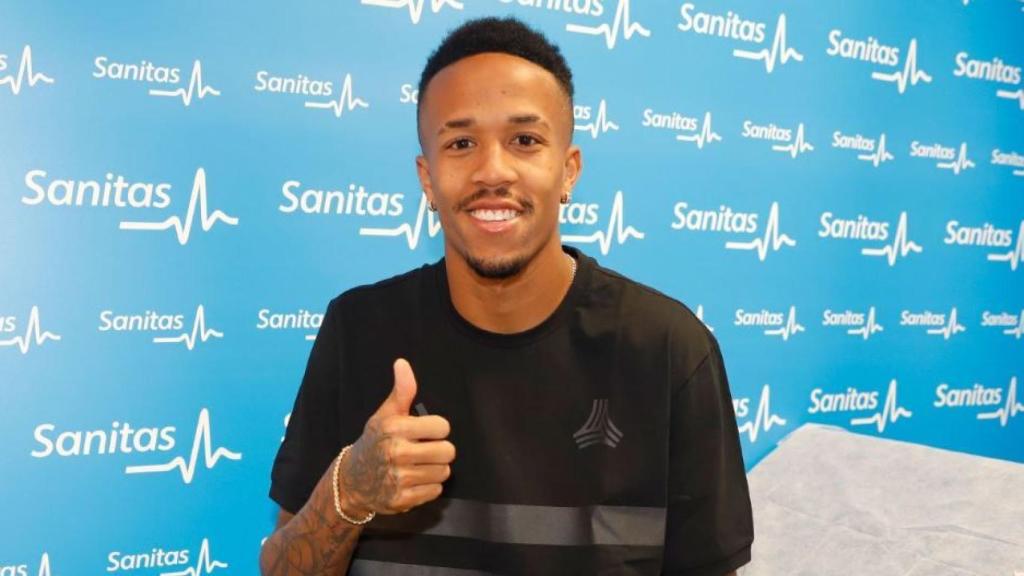 Militao tras el reconocimiento médico con el Real Madrid.