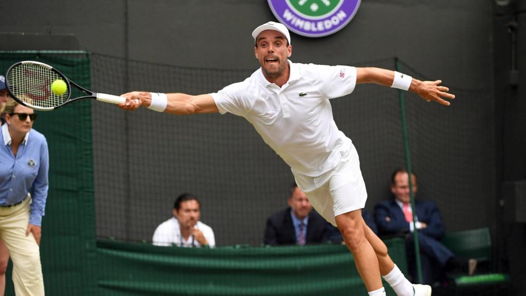 Bautista, en un momento del partido ante Pella
