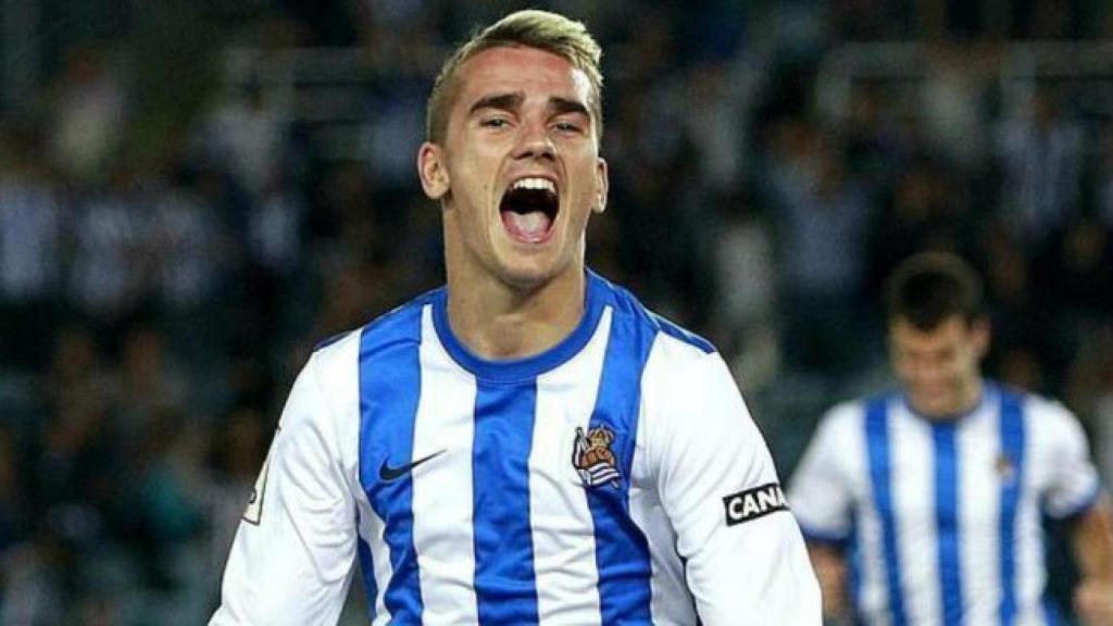 Antoine Griezmann, en la Real Sociedad