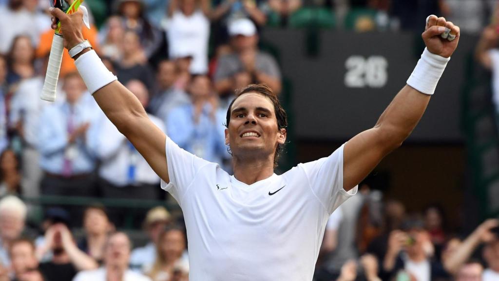 Nadal tras ganar a Querrey