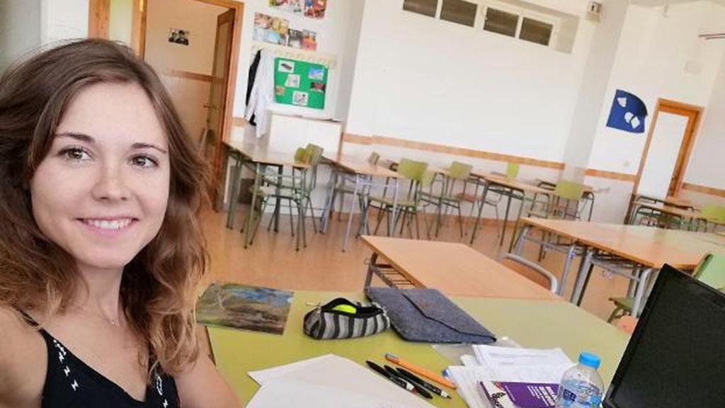 Yasmina Pérez trabajó como maestra interina en un centro de Vinarós.
