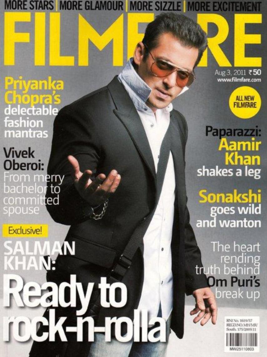 Portada de una revista india de cine