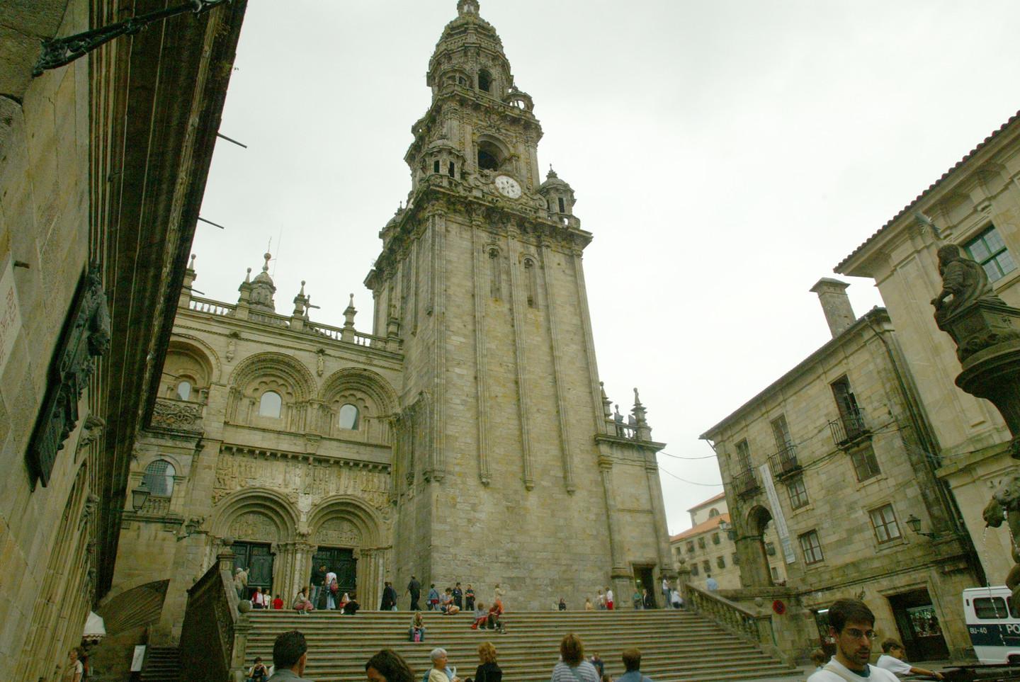 Plaza de Platerias en Santiago