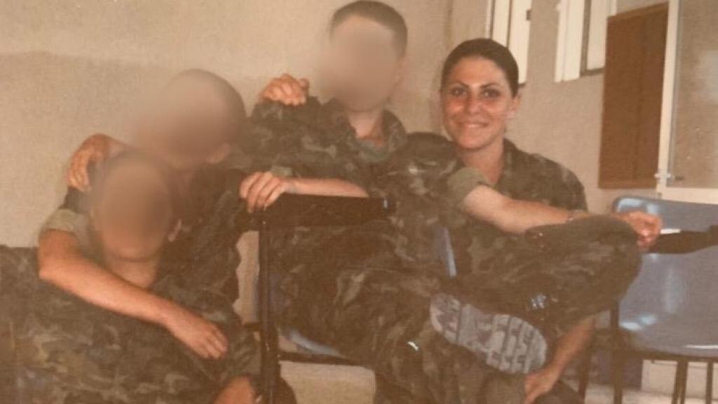 Yaiza durante su etapa en el ejército profesional