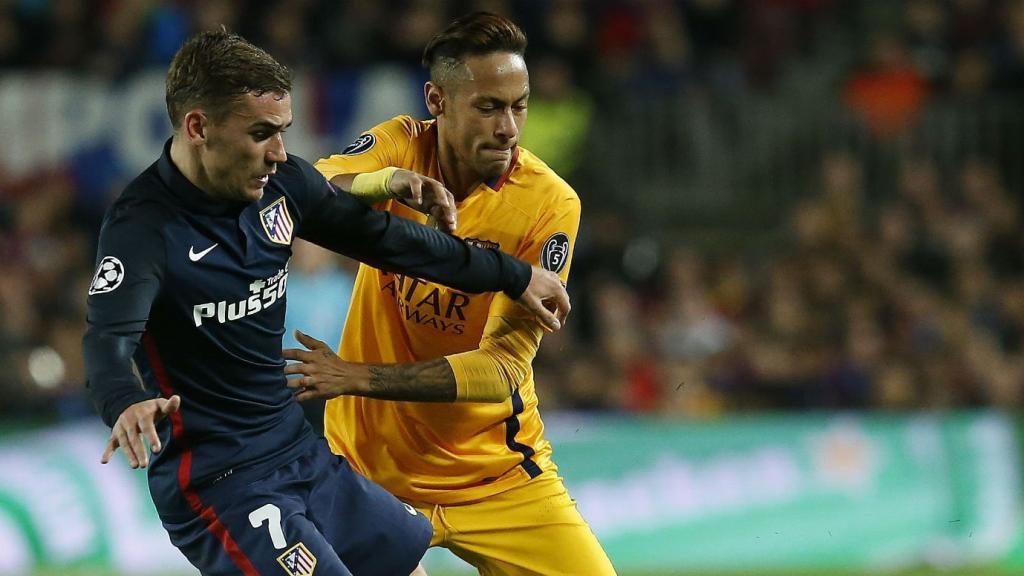 Griezmann y Neymar, frente a frente